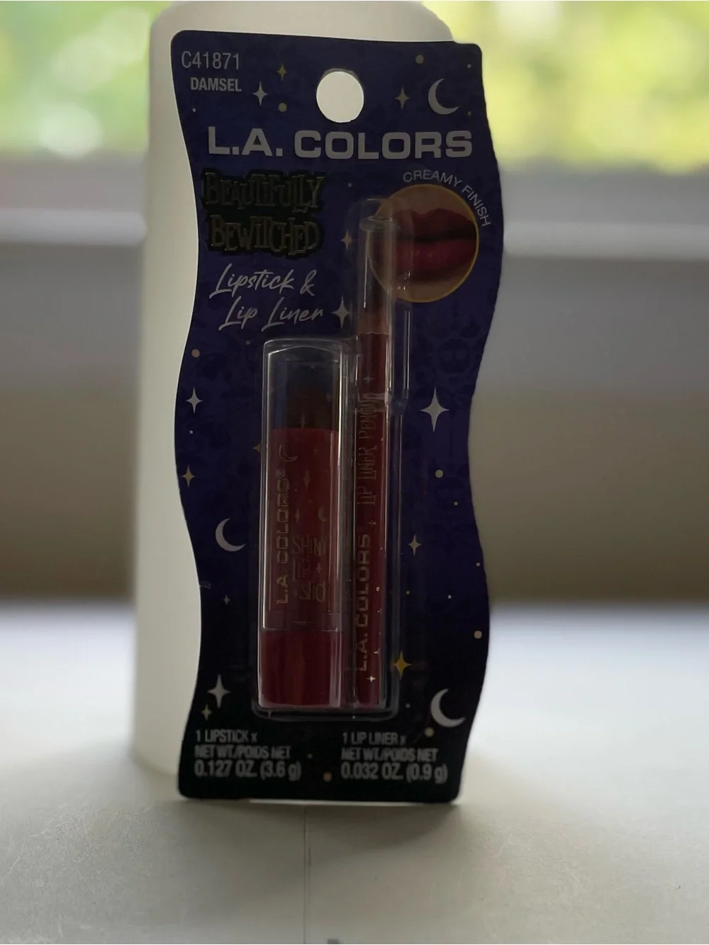 NEW L.A. Colors Lipstick & Lip Liner Kit Damsel Creamy Finish